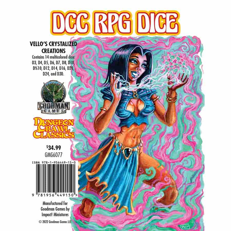 Dungeon Crawl Classics RPG: Vello's Crystallized Creations Dice 