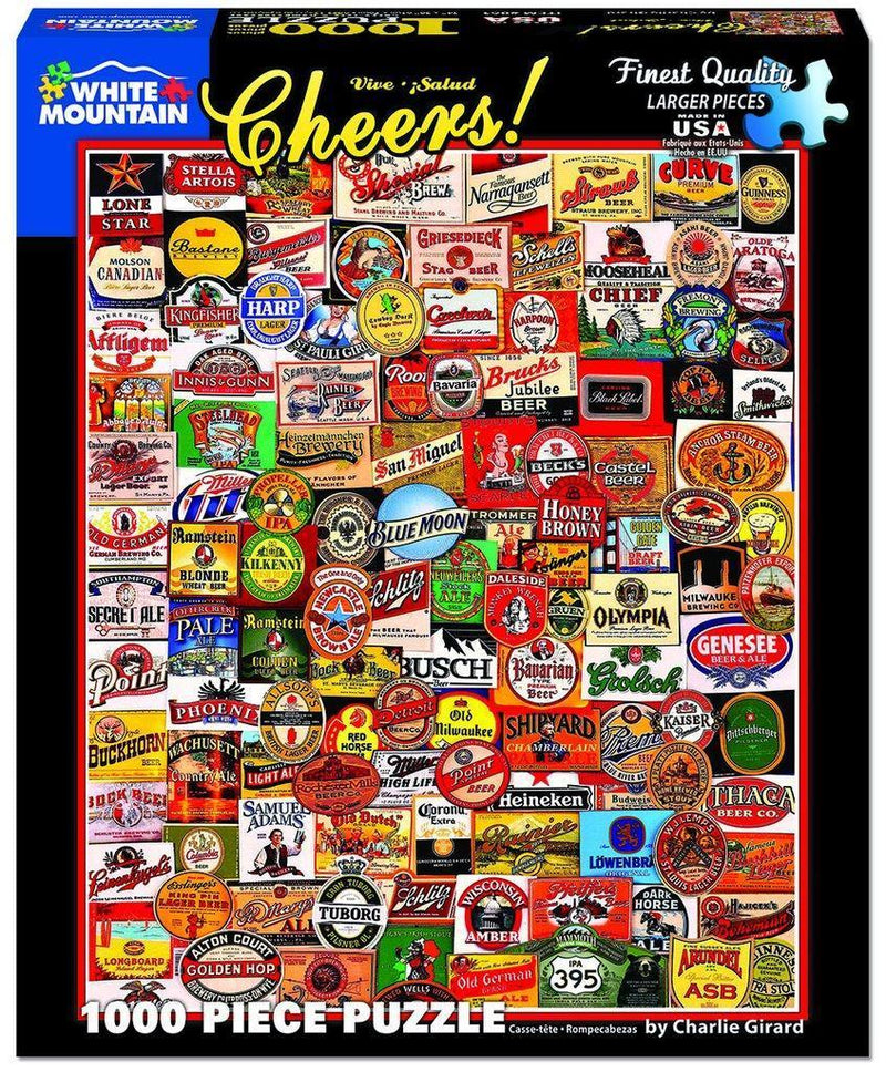 White Mountain Puzzles: Cheers! - 1000 Piece Puzzle Puzzles 