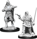 Pathfinder Battles Deep Cuts Miniatures: Human Rogue Male - Unpainted 