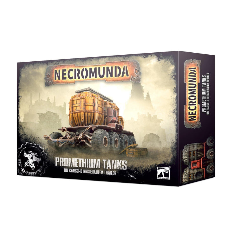 Games Workshop: Necromunda - Promethium Tanks on Cargo-8 Ridgehauler Trailer (301-12) 