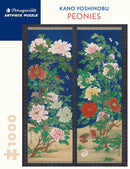 Pomegranate ArtPiece Puzzles: Kano Yoshinobu - Peonies - 1000 Piece Puzzle