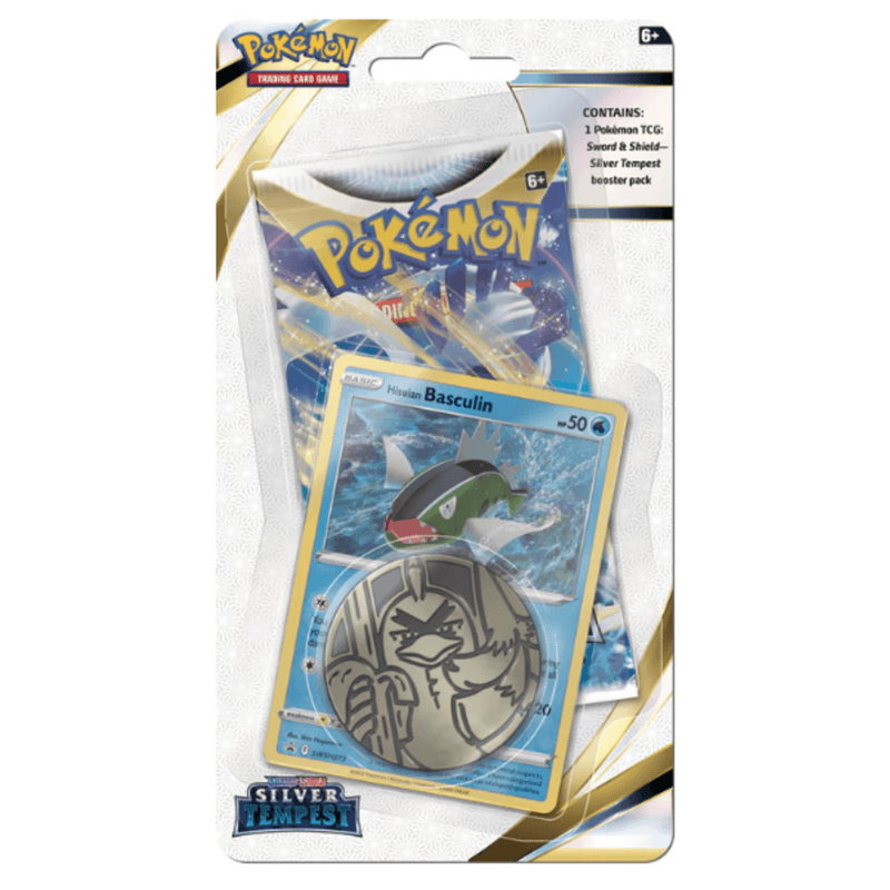 Pokemon TCG: Sword & Shield - Silver Tempest - Checklane Blister Basculin 