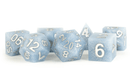Metallic Dice Games: Glacial Debris - Sharp Edge Silicone Rubber Polyhedral Dice Set (7) 